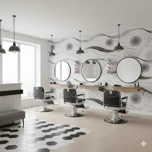 Modern White Floral Wallpaper 0.45×10m – Diy Refresh