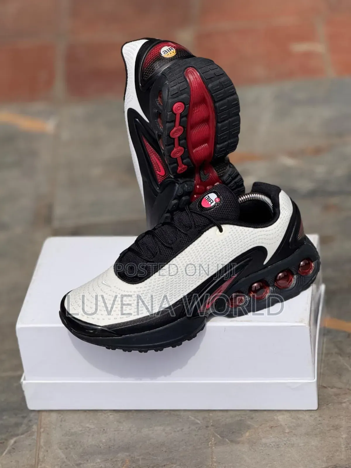 Black-white High Quality Nike Air Max (Dn)Sneakers