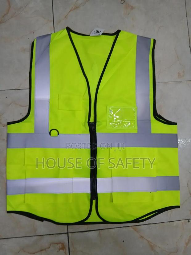 Branded Neon Green Reflectors With Pockets - thumbnail 3