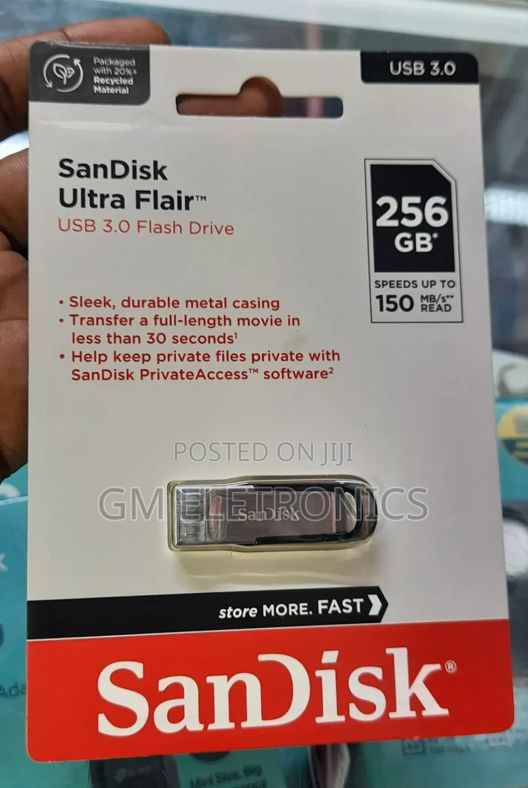 Universal Usb 3.0 256gb Flash Drive- Brand New.