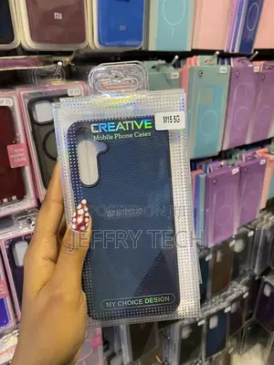Musxcer Samsung Galaxy M15 Leather Back Phone Case