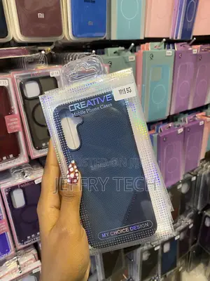 Musxcer Samsung Galaxy M15 Leather Back Phone Case