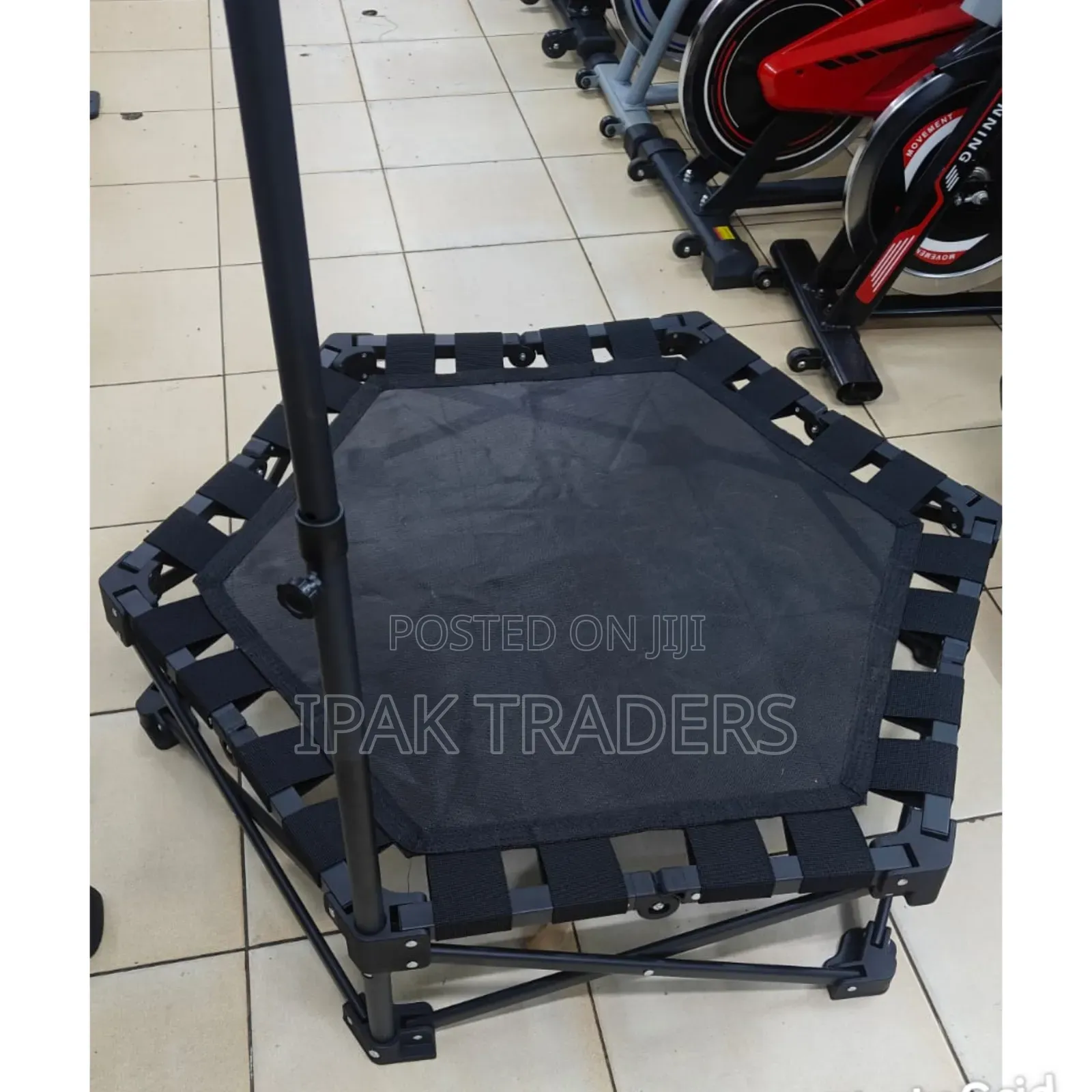 Foldable Trampoline With a Handle