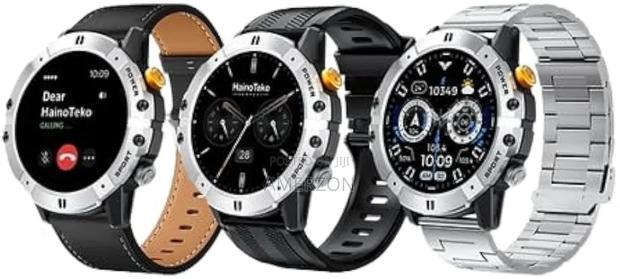 Hainoteko Rw58 Executive Round Smart Watch Scratch Rresistent - thumbnail 2