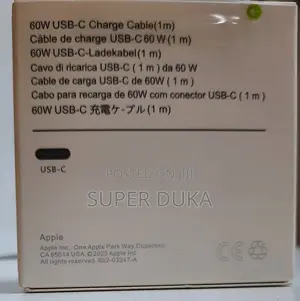 Type C to C Fast Charging Cable. 1 Meter/ 60w Usb C - C