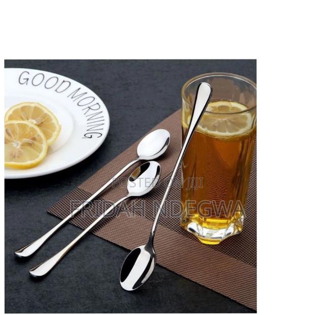 *Set of 6 Long Tea Spoons - main view