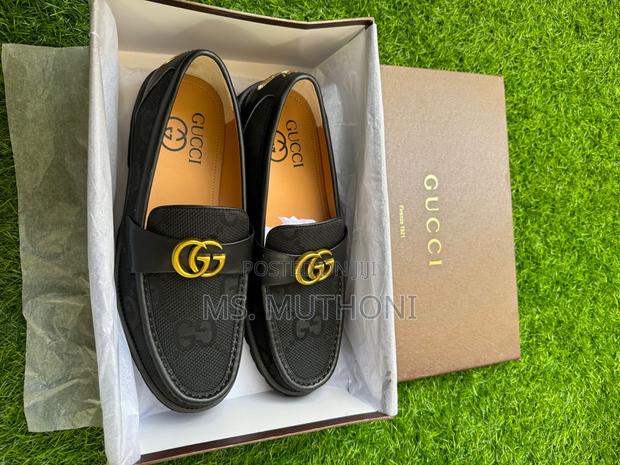 Boxed High End Black Gucci Thick Sole Size 40-45 - thumbnail 4
