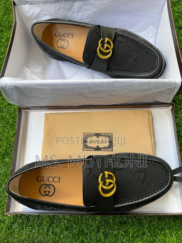 Boxed High End Black Gucci Thick Sole Size 40-45 - thumbnail 3