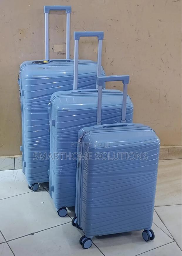 Fashion 3 In 1laxurious Rubber Suitcase Briefcase Travel Bag