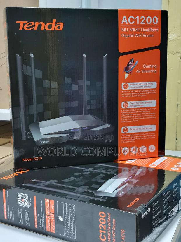 Tenda Ac10 Ac1200 Router // Tenda Ac10 Ac1200 Router - main view