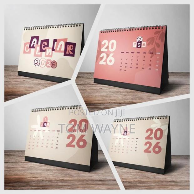 Custom Printed 2026 Desk Calendars - main view