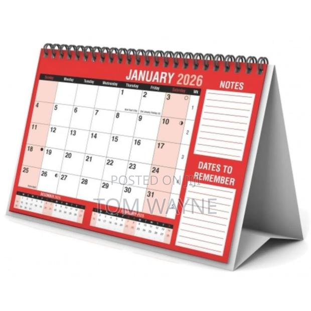 Custom Printed 2026 Desk Calendars - thumbnail 2