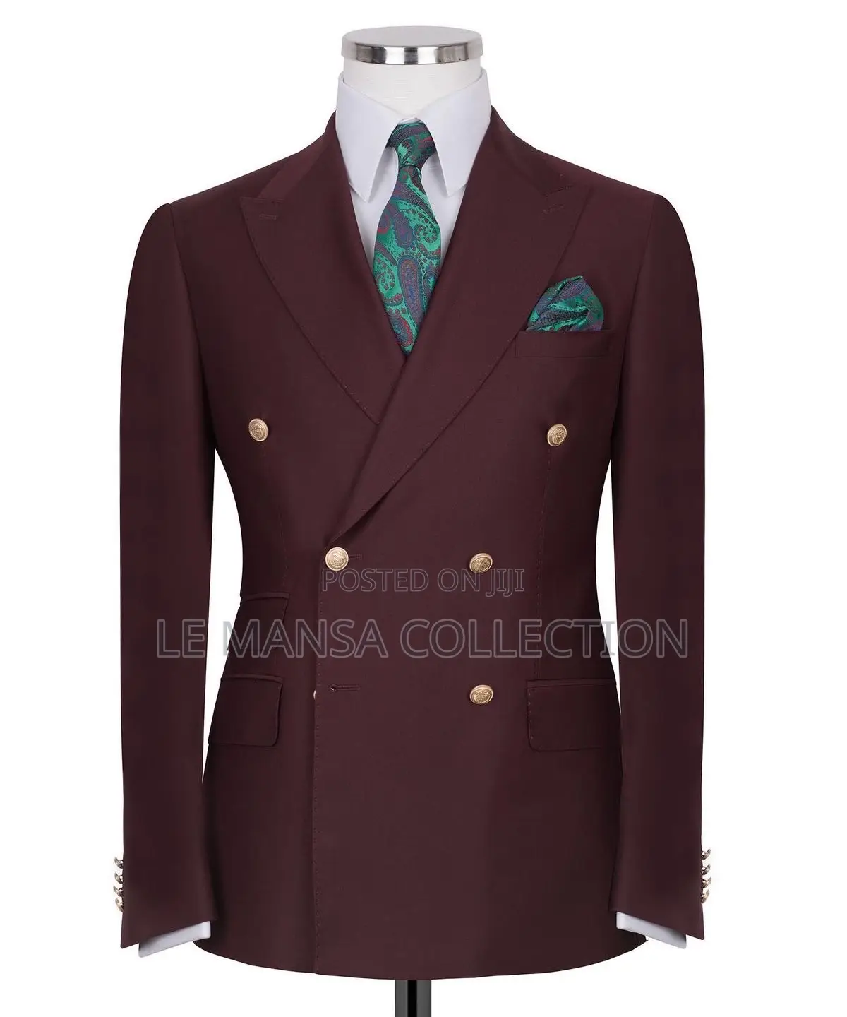 Executive Two Piece Double Breasted Suit