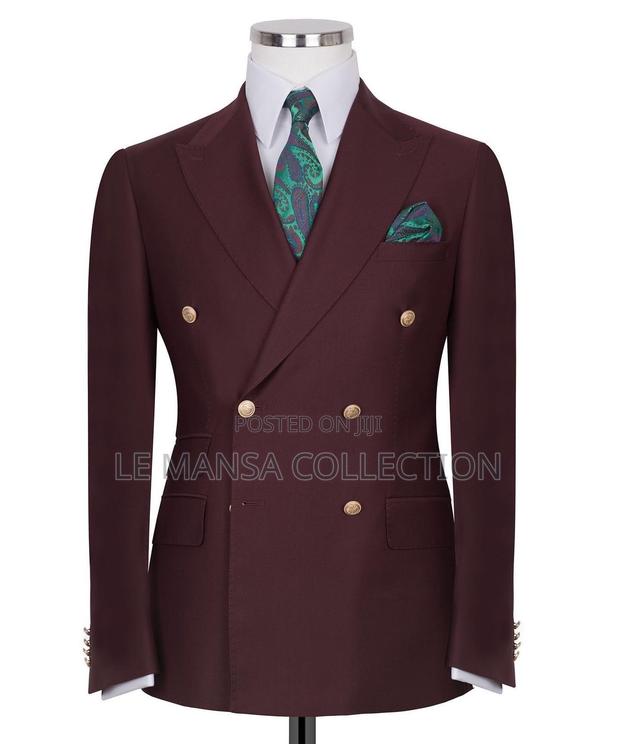 Executive Two Piece Double Breasted Suit - main view