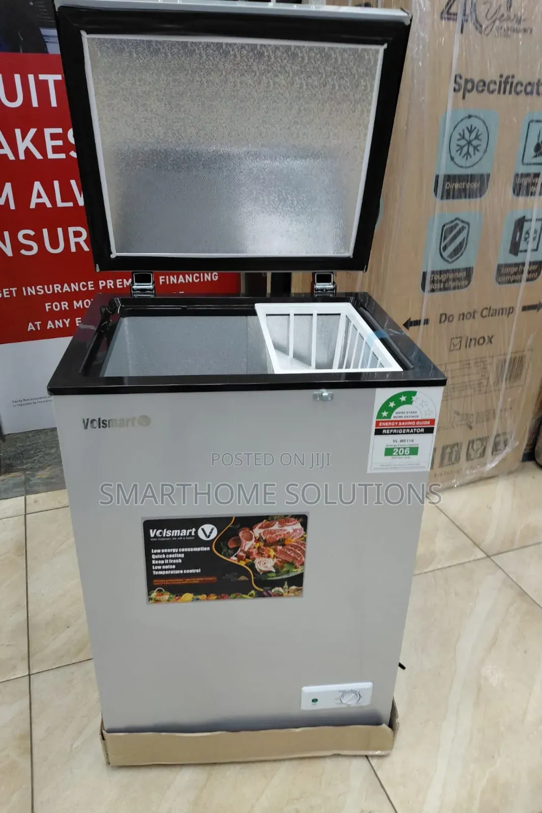 Volsmart 110 Litres Deep Freezer Vl-bd110