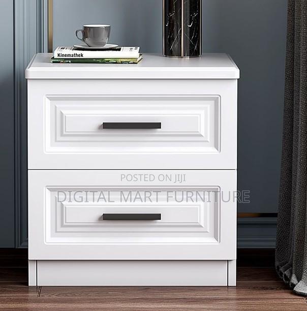 Office Cabinet: White Small Bedside Cabinet With Two Drawers