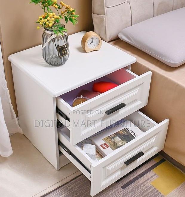 Office Cabinet: White Small Bedside Cabinet With Two Drawers - thumbnail 17