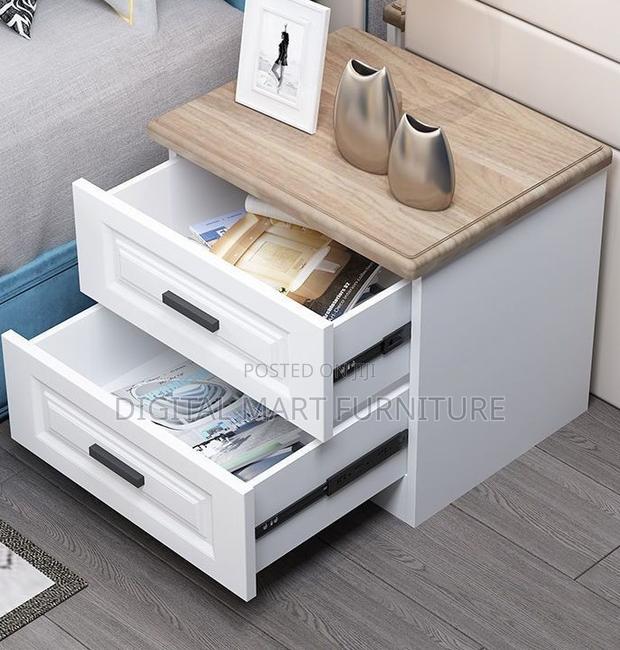 Office Cabinet: White Small Bedside Cabinet With Two Drawers - thumbnail 15