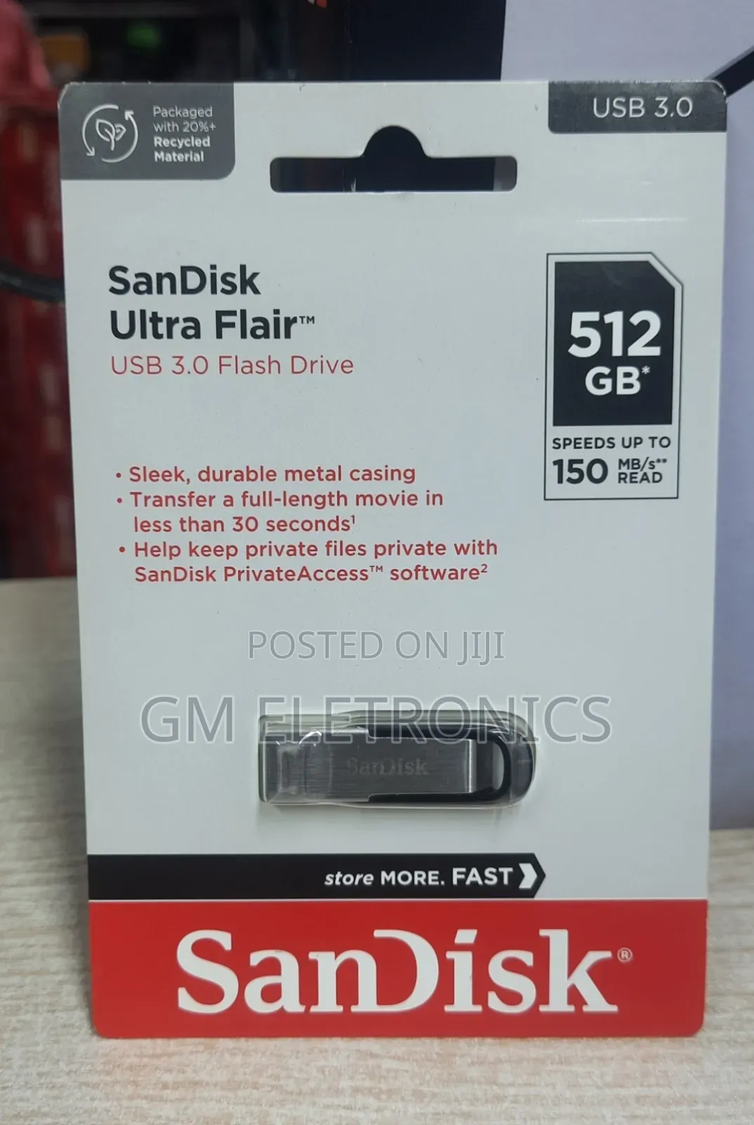 Usb 3.0 512gb Flash Drive- Universal.