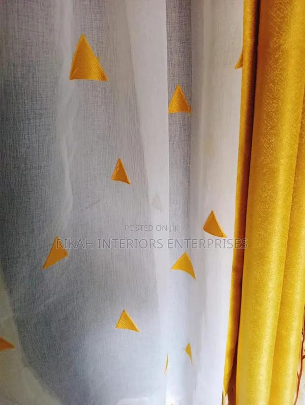 Quality Sheers With Triangle Details - main view