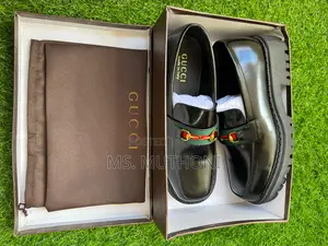 Black Gucci Loafers With a Lug Sole Size 40-45