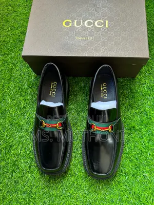 Black Gucci Loafers With a Lug Sole Size 40-45
