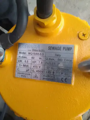 Cevada Italy Technology 7.5hp Heavy Duty Sewage Submersible Pump