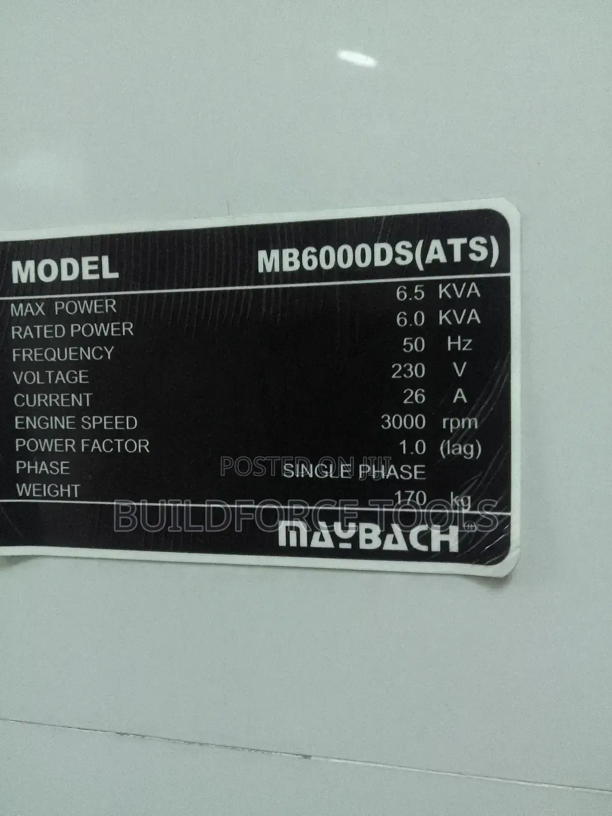 Maybach Germany Diesel Super Silent Generator