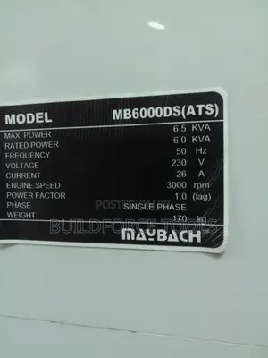Maybach Germany Diesel Super Silent Generator