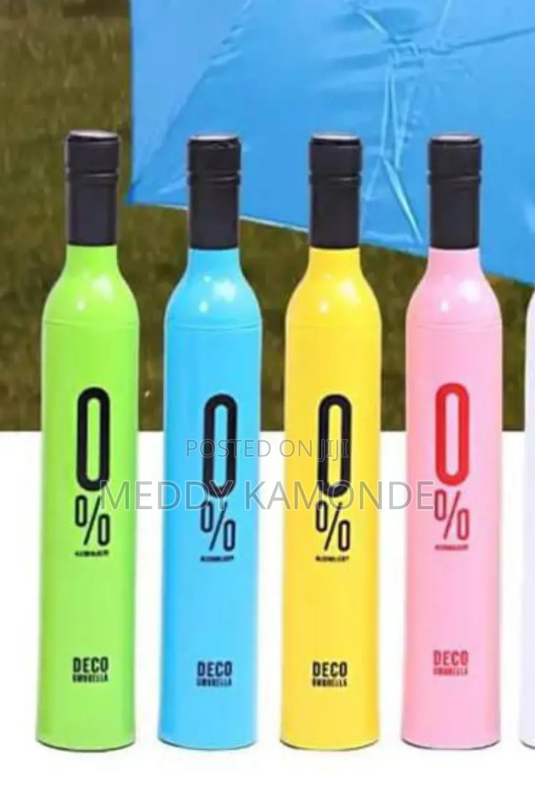 Designer Umbrela Packed in a Wine Bottle