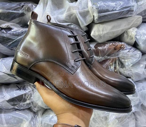 Coffee Italian Couture Boots