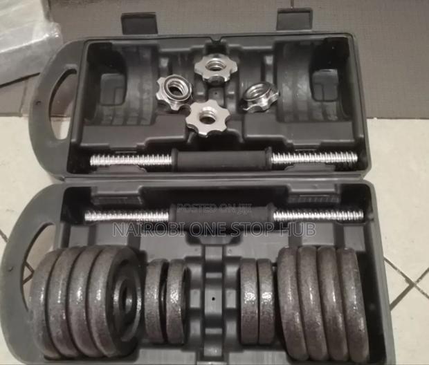 30kg Portable Dumbbell Weight Set With Spin Lock Collars