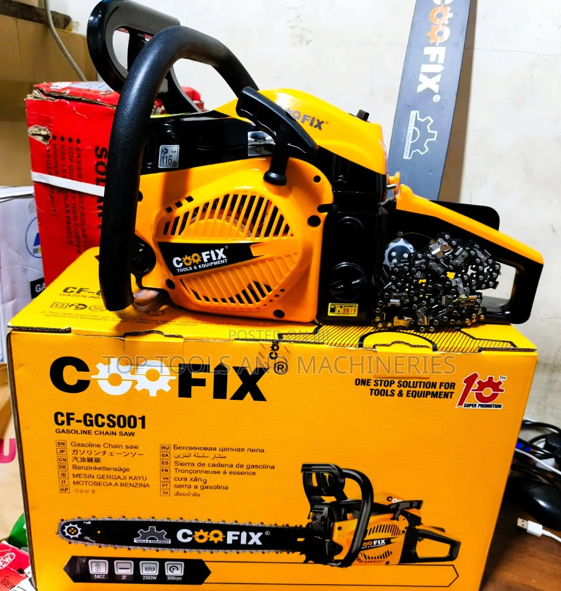 Coofix 2500 Watts(3.1hp) 20 Inch Gasoline Chainsaw