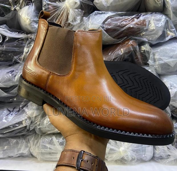 Brown Laceless Billionaire Soft Boots