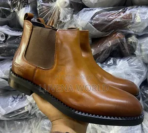 Brown Laceless Billionaire Soft Boots