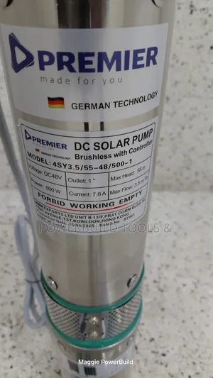Premier Dc Solar Brushless Submersible 48v/500w