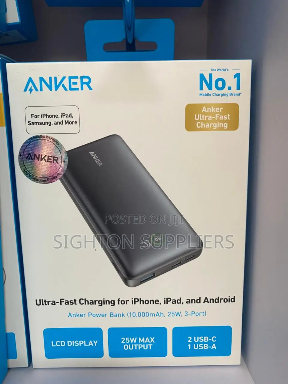 Anker 533 Power Bank 10,000 Mah 25w