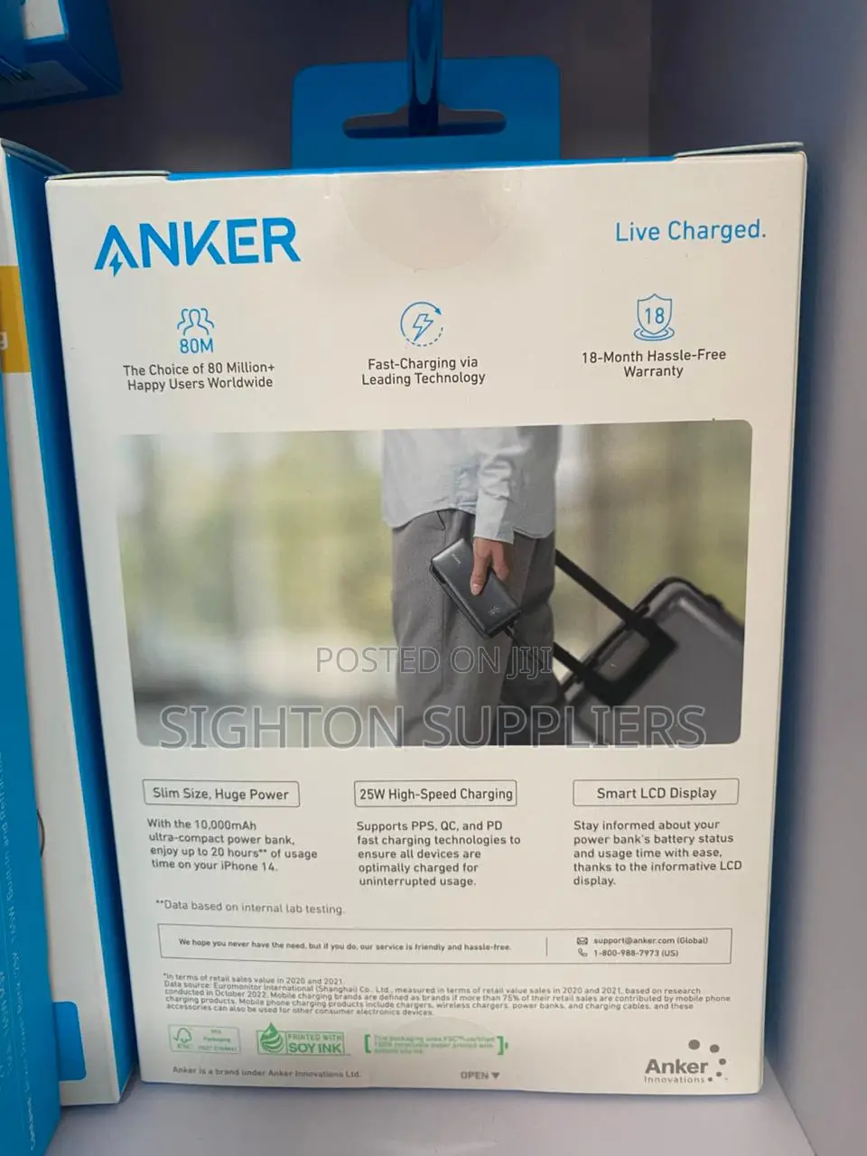 Anker 533 Power Bank 10,000 Mah 25w