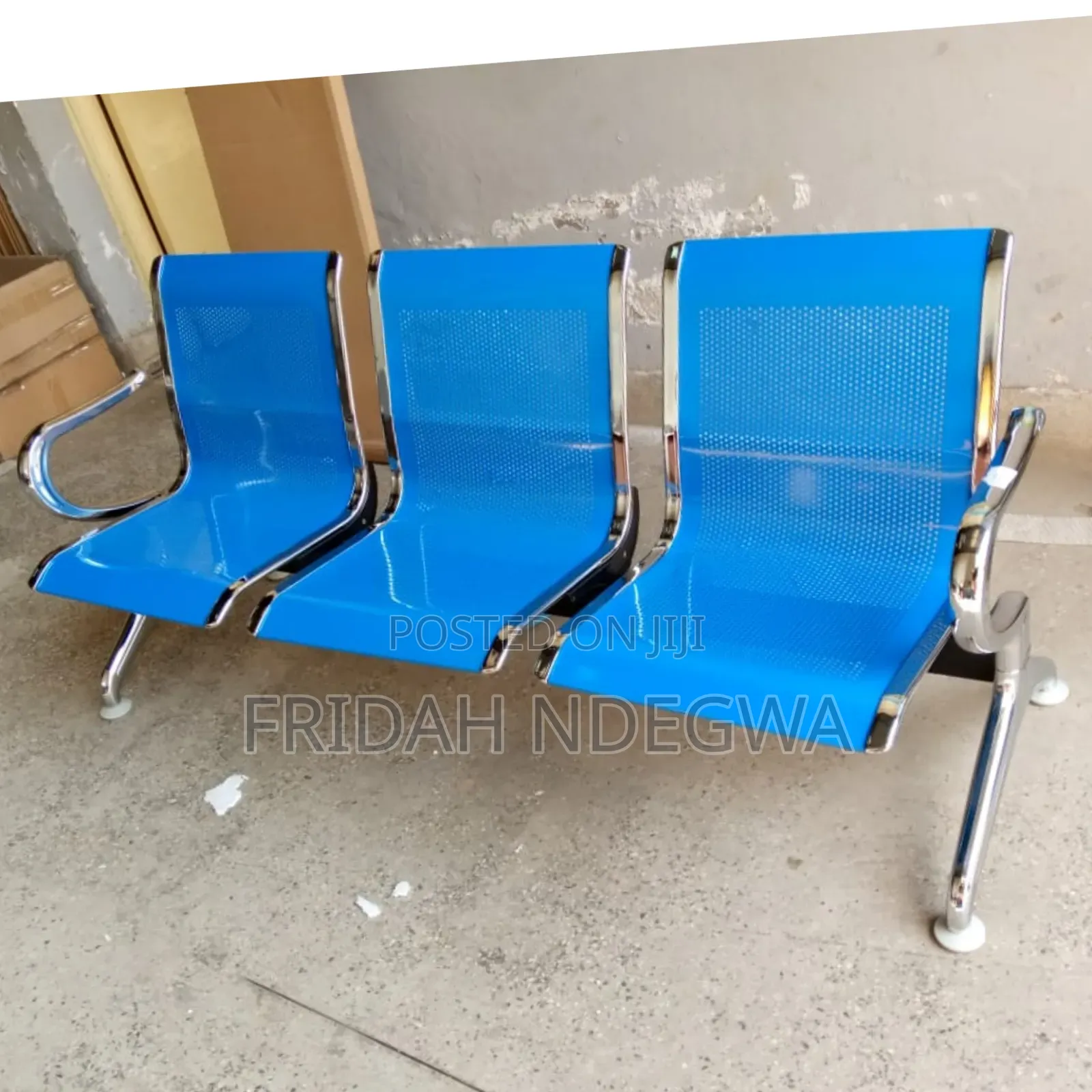 3 Seater Office Waiting Bench