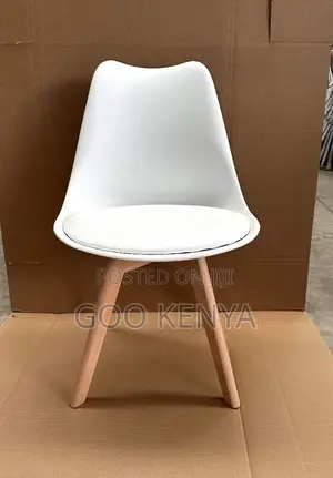 Home Chair; Beech Solid Wood Legs Tulip Style Plastic Chair