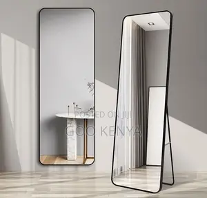 Home Mirror; Floor Mirror With Sturdy Aluminum Frame and Wide Surface