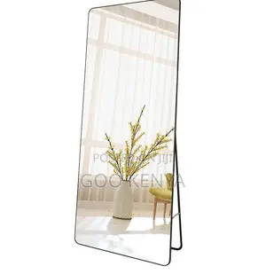 Home Mirror; Floor Mirror With Sturdy Aluminum Frame and Wide Surface