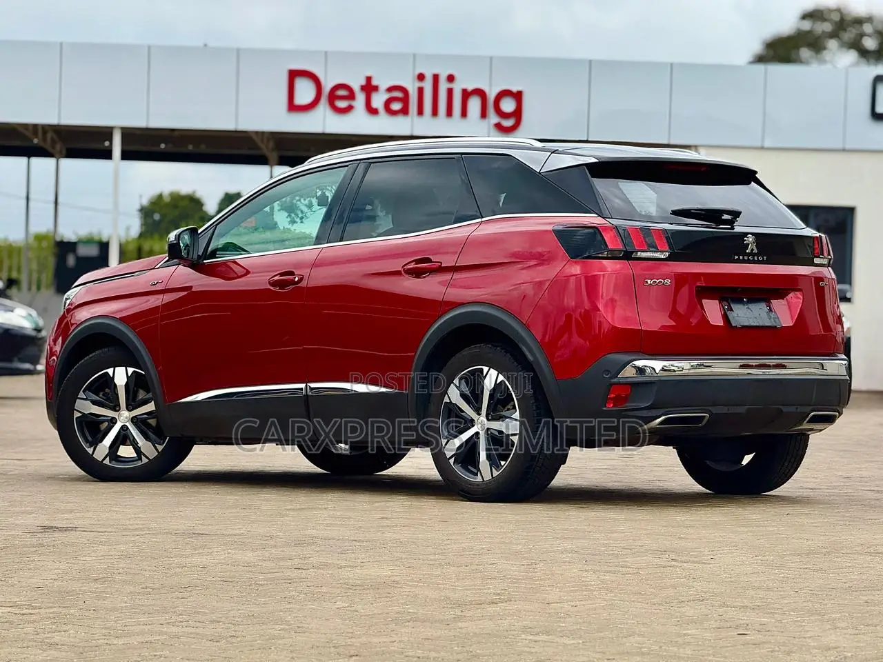 Peugeot 3008 2018 Red