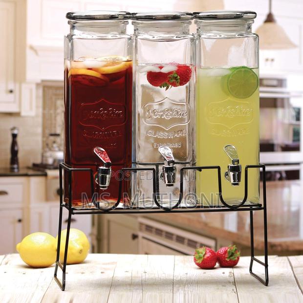 2.2l Each Capacity Juice/Drink Dispenser With Metallic Stand - thumbnail 3