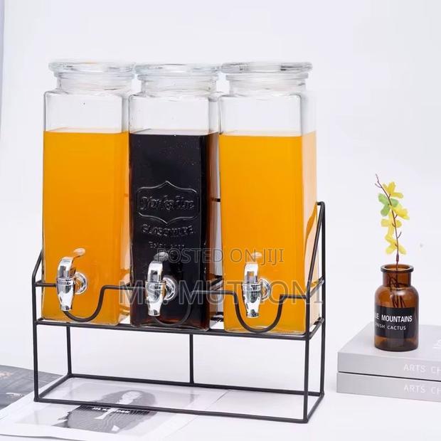2.2l Each Capacity Juice/Drink Dispenser With Metallic Stand - thumbnail 5