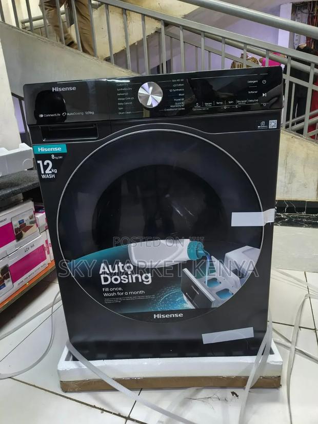 Hisense Washing Machine 12/8kg Wash and Dry Front Load
