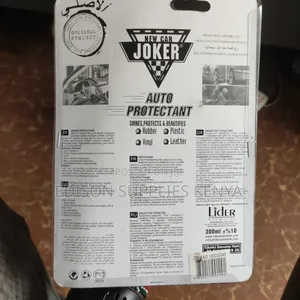 Joker Auto Protectant Lemon Scented - 300ml Spray Bottle + Sponge