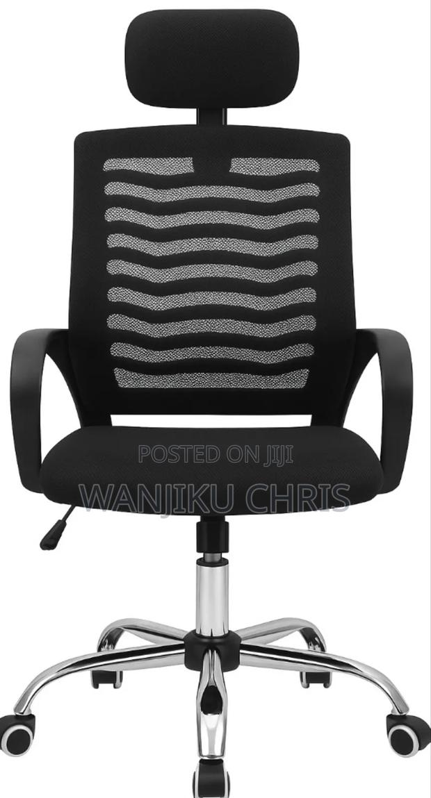 Secretarial Office Chair With Head Rest/Office Seat
