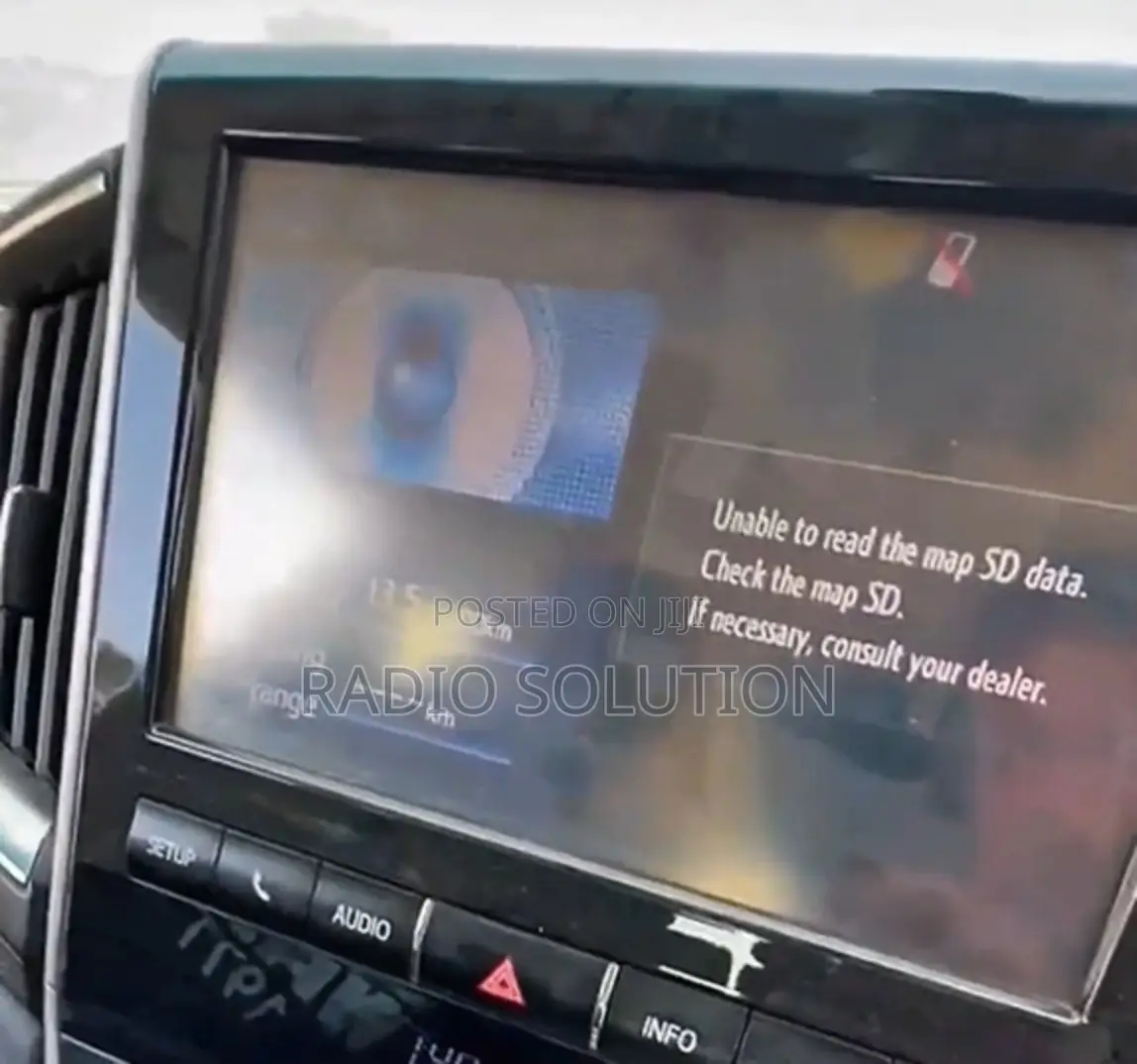 Toyota Land Cruiser Unable to Ream Map Sd Card Error Solution P11328