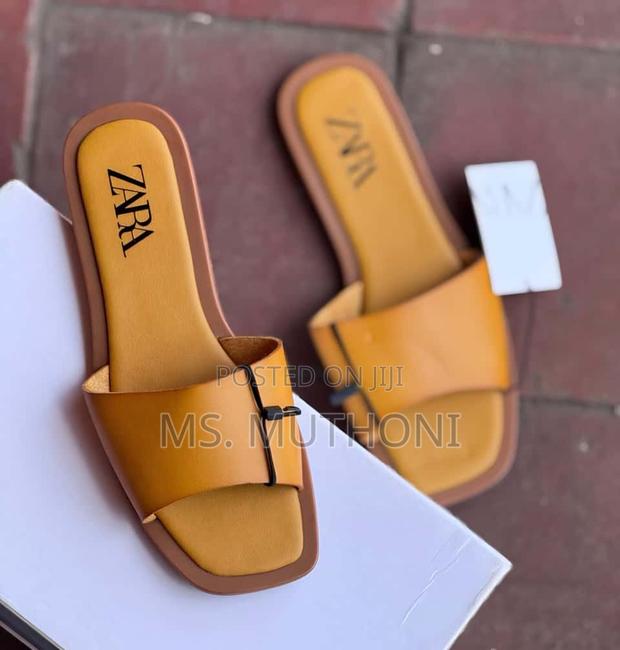 Leather Slides for Women (Zara ) Size 37-41 - thumbnail 6